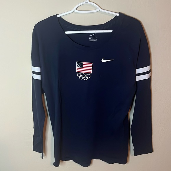 Nike Tops - Nike - Team USA Olympic Navy Blue LS Tee - Size Medium